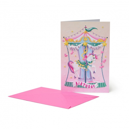 Carte Anniversaire LICORNE