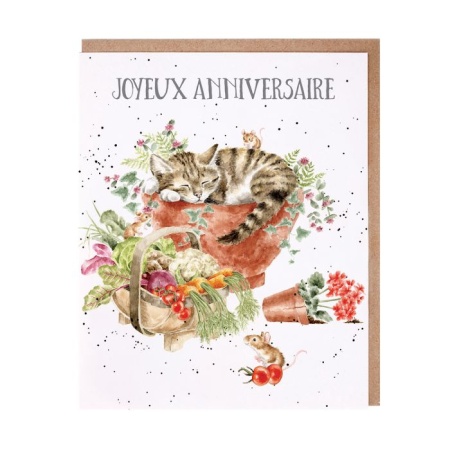 Carte de d\'anniversaire - Chat - Joyeux anniversaire