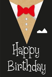 Carte de d\'anniversaire - GREETING CARD - SMOKING