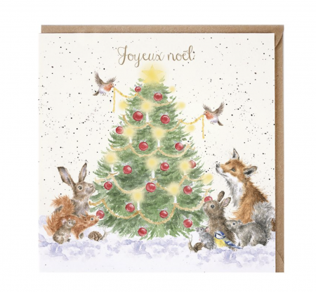 Carte de voeux - Arbre de noël