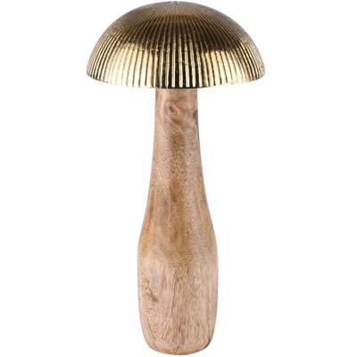 Champignon Ribbed GM en or et naturel