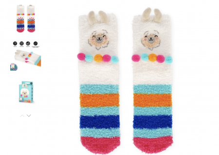 CHAUSSETTES ANTIDERAPANTES -EVERYDAY NON SLIP SOCKS -  IT\'S A MATCH! - LLAMA