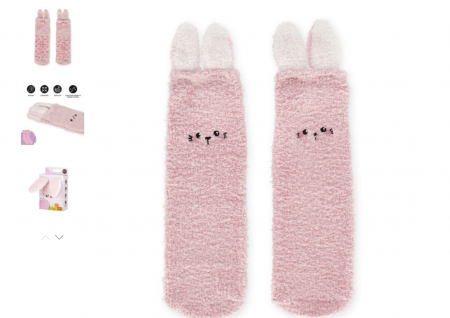 CHAUSSETTES ANTIDERAPANTES ENFANT - EVERYDAY NON SLIP KID SOCKS -  IT\'S A MATCH! - BUNNY