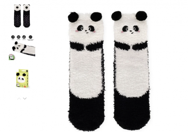 CHAUSSETTES ANTIDERAPANTES ENFANT - EVERYDAY NON SLIP KID SOCKS -  IT\'S A MATCH! - PANDA