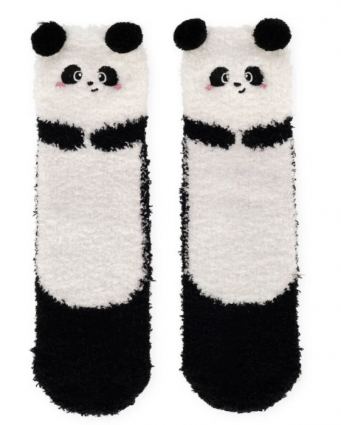 CHAUSSETTES ANTIDERAPANTES ENFANT - EVERYDAY NON SLIP KID SOCKS -  IT\'S A MATCH! - RED PANDA