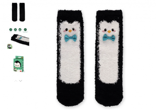 CHAUSSETTES ENFANT ANTID�RAPANTES - IT\'S A MATCH! - PENGUIN