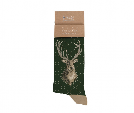 Chaussettes Homme - Cerf  -  Buste  d\'un Cerf