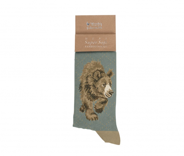 Chaussettes pour homme - Ours -  dans mes pas