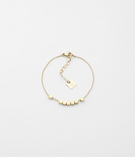 CHEVILLERE COURT ACIER DORE