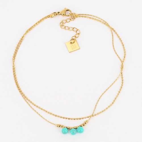 CHEVILLERE Ikiyo ACIER DORE email 21+3cm
