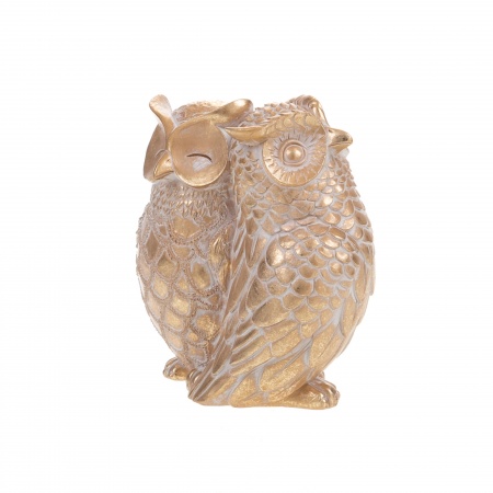 CHOUETTE COUPLE DORE PATINE
