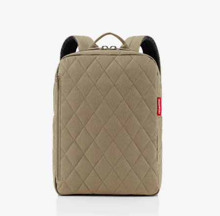Classic backpack M rhombus olive