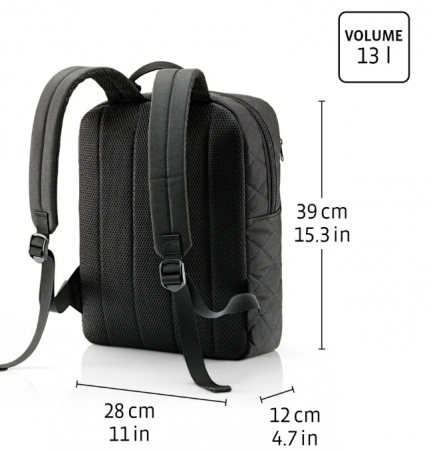 Classic backpack M rhombus olive