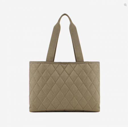 Classic shopper L rhombus olive