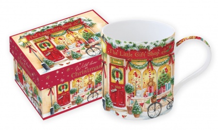 COFFRET 1 MUG - EN PORCELAINE 35 cl - WITH LOVE AT CHRISTMAS SHOP