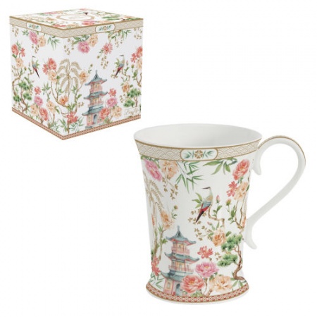 Coffret 1 Mug 30 cl en Porcelaine - JARDINS D\'ORIENT