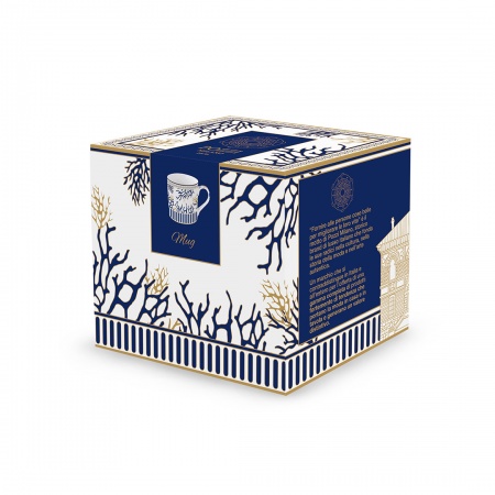 Coffret 1 Mugen porcelaine - CORAL