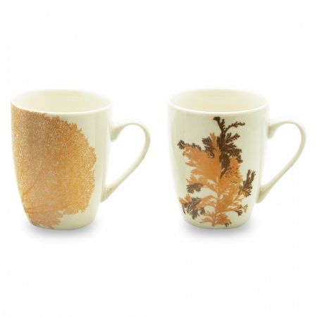 Coffret 2 mugs Blancs SINGAPORE