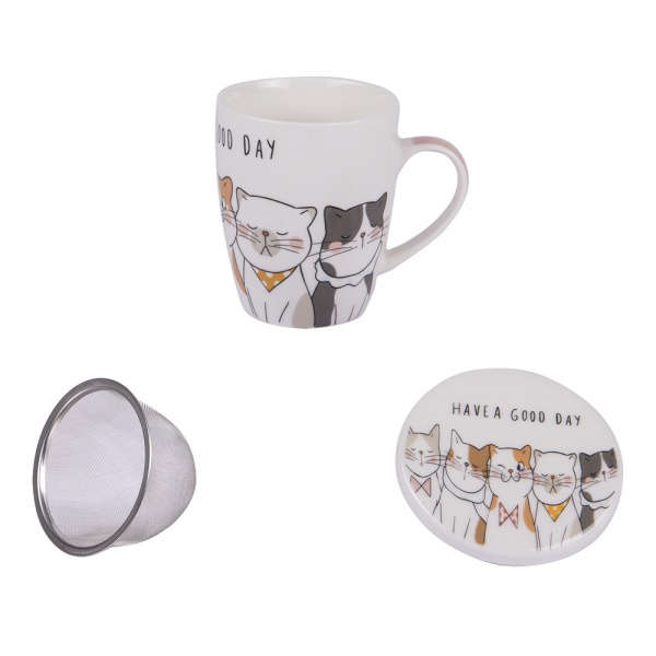 COFFRET 2 TISANIERES + FILTRES - LE CHAT 36cl