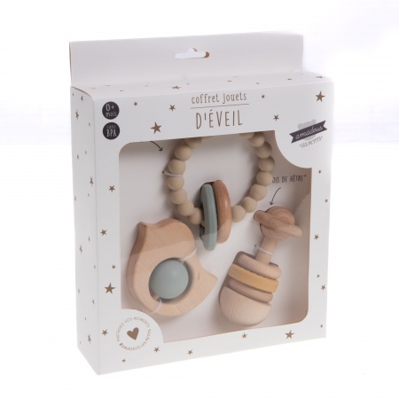 COFFRET 3 JOUETS EVEIL LOUISON