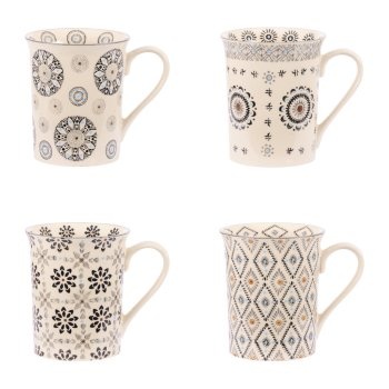 COFFRET 4 MUGS NELSON H10