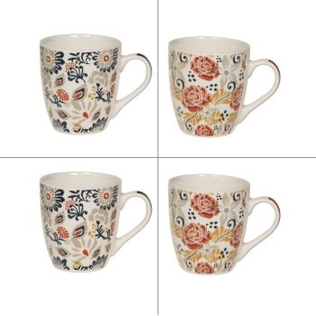 COFFRET 4 TASSES 23CL ORNELLA