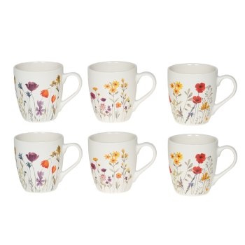 COFFRET 6 TASSES 23CL IRIS