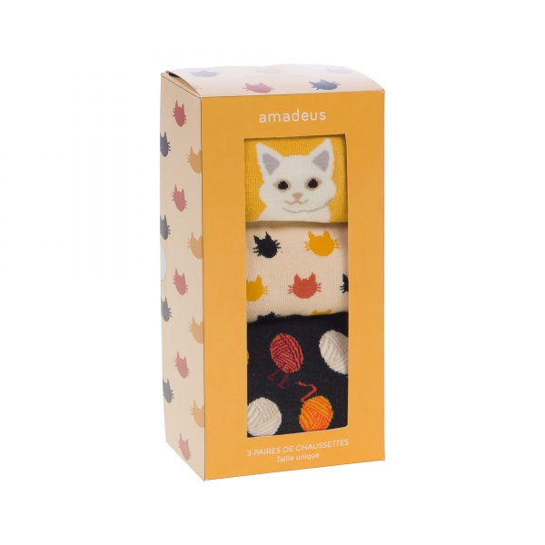 COFFRET CHAUSSETTE GUSTAVE 3P