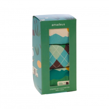 COFFRET CHAUSSETTE VOYAGE 3PA