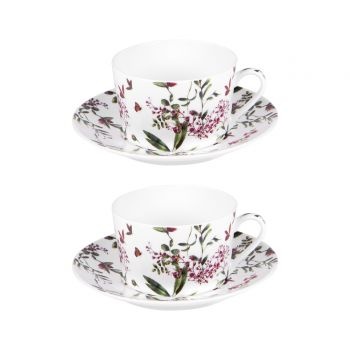Coffret de 2 Piéces - Tasse à dejeuner 35 cl de la collection \ CHAMPETRE\ 