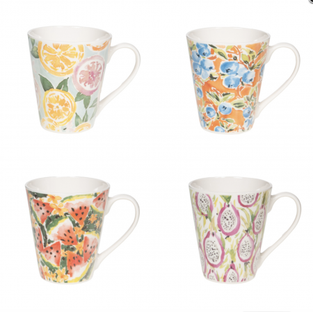 COFFRET DE 4 MUGS - SALVADOR