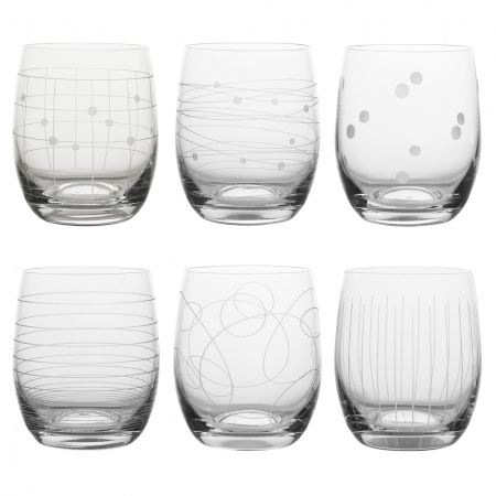 COFFRET DE 6 VERRE GOBELET - GRAPHIK