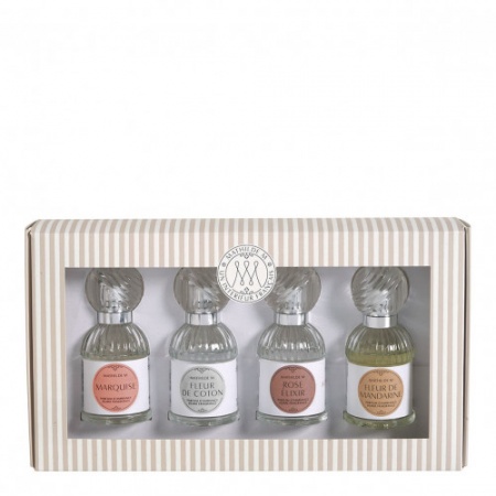 Coffret découverte Les Intemporelles 4 parfums d\'ambiance 30 ml - MA FC ROE FM