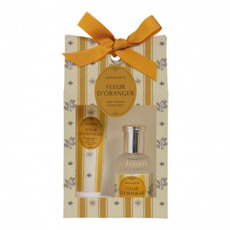 Coffret eau de toilette Parfum&eacute;e 30 ml  - et baume mains 30 ml - Fleur d\'Oranger