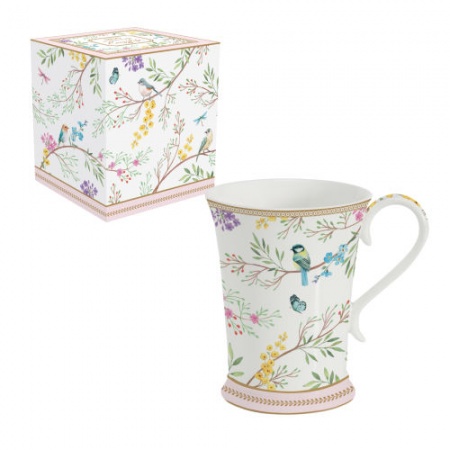 COFFRET MUG 30 CL EN PORCELAINE BIRDS MELODY