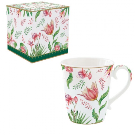 Coffret Un Mug en Porcelaine - BOTANIC CHIC