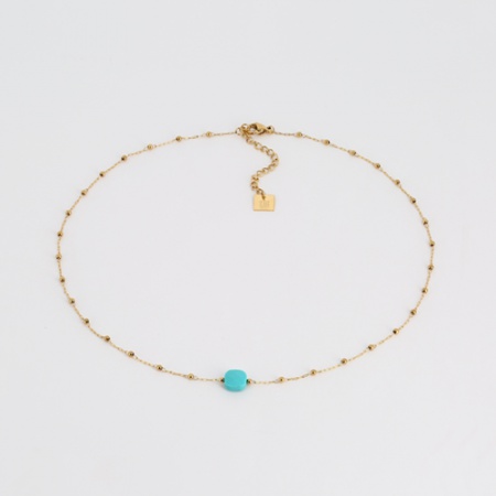 COLLIER- DORE turquoise
