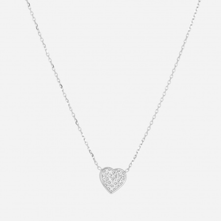 COLLIER-Aimee-ACIER-38+5cm-zirconium sertis