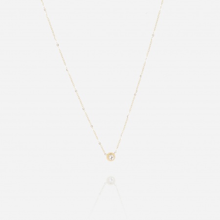 COLLIER-Cassio-ACIER DORE