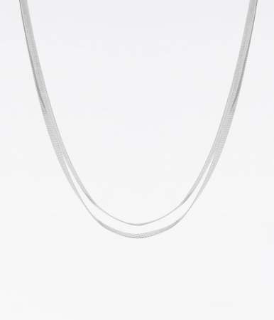 COLLIER CHOKER-ACIER-32cm coulissant