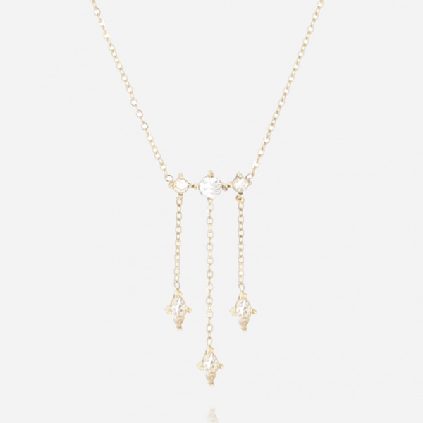 COLLIER COURT ACIER DORE Zirconium