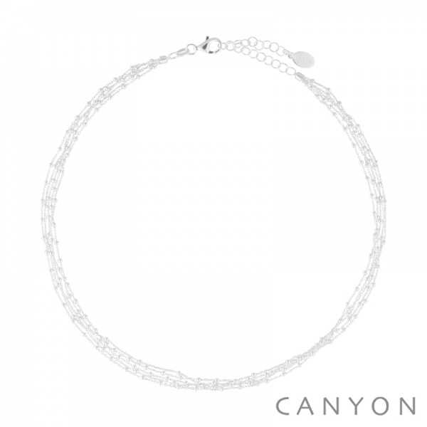 Collier en Argent - 5 rangs
