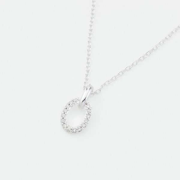 Collier en argent CERCLE OXYDES