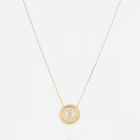 COLLIER-Izou-ACIER DORE-zirconium
