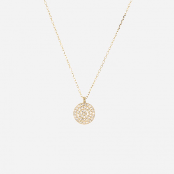 COLLIER-Luffy-ACIER DORE-38+5cm-zirconium sertis
