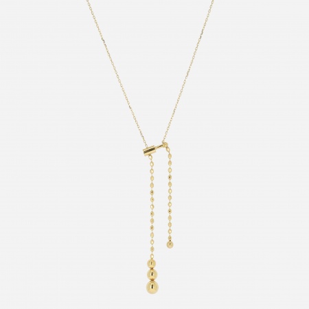COLLIER MEDIUM ACIER DORE