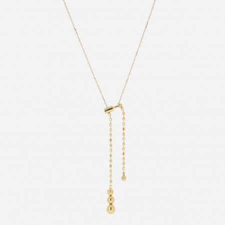 COLLIER MEDIUM ACIER DORE