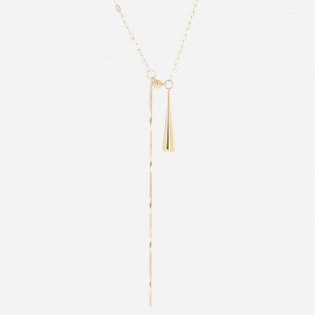 COLLIER MEDIUM ACIER DORE