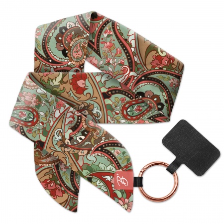 Cordon ruban de téléphone KHAKI motif 1