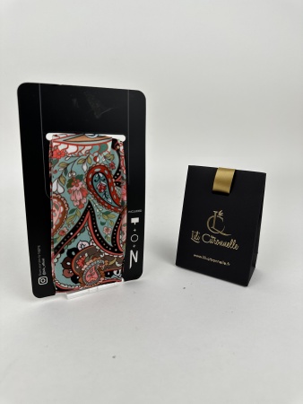 Cordon ruban de téléphone KHAKI motif 1